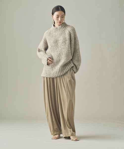 Curensology(カレンソロジー)/MIXブークレニットプルオーバー（ニット