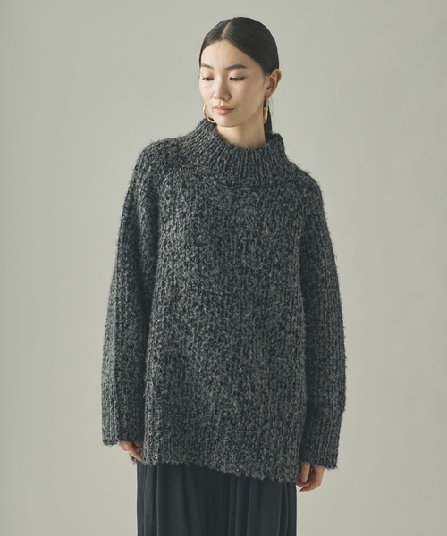 Curensology(カレンソロジー)/MIXブークレニットプルオーバー（ニット