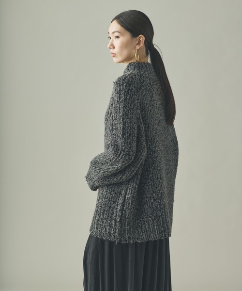 Curensology(カレンソロジー)/MIXブークレニットプルオーバー（ニット