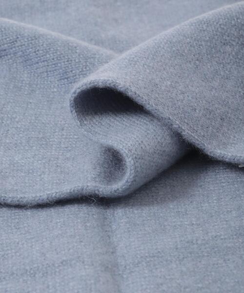 RODE SKO（ロデスコ）の「ASAUCE MELER　シームレスカシミアトライアングルストール（ストール/ショール・レディース・ホワイト系その他/ライトグレー/ブルー系その他・ONE）」の5枚目の写真