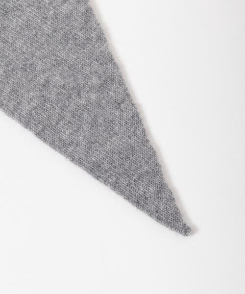 RODE SKO（ロデスコ）の「ASAUCE MELER　シームレスカシミアトライアングルストール（ストール/ショール・レディース・ホワイト系その他/ライトグレー/ブルー系その他・ONE）」の8枚目の写真