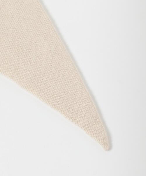 RODE SKO（ロデスコ）の「ASAUCE MELER　シームレスカシミアトライアングルストール（ストール/ショール・レディース・ホワイト系その他/ライトグレー/ブルー系その他・ONE）」の11枚目の写真