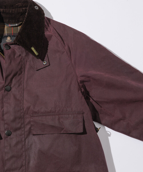 Barbour(バブアー)の「Barbour/バブアー 【EXCLUSIVE】 SPEYWAXJACKET(ブルゾン・メンズ・ネイビー/ワインレッド・MEDIUM/LARGE/X-LARGE)」の3枚目の写真