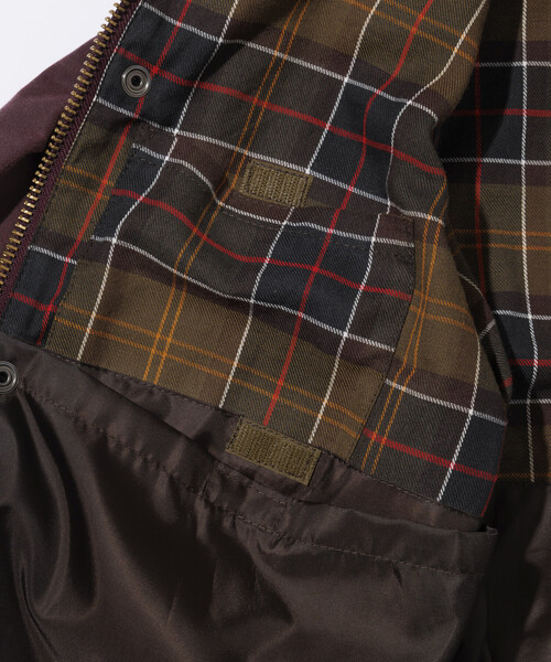 Barbour(バブアー)の「Barbour/バブアー 【EXCLUSIVE】 SPEYWAXJACKET(ブルゾン・メンズ・ネイビー/ワインレッド・MEDIUM/LARGE/X-LARGE)」の8枚目の写真
