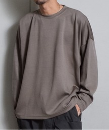 DOUBLE STEAL | スリット入りポンチロンT(Tシャツ/カットソー)