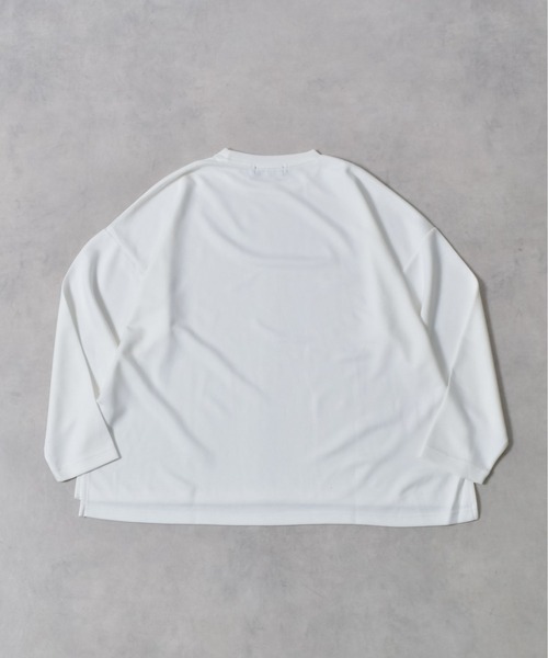 DOUBLE STEAL（ダブルスティール）の「スリット入りポンチロンT（Tシャツ/カットソー・メンズ・ブラック/カーキ/ホワイト・SMALL/MEDIUM/LARGE）」の4枚目の写真