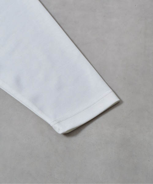 DOUBLE STEAL（ダブルスティール）の「スリット入りポンチロンT（Tシャツ/カットソー・メンズ・ブラック/カーキ/ホワイト・SMALL/MEDIUM/LARGE）」の7枚目の写真