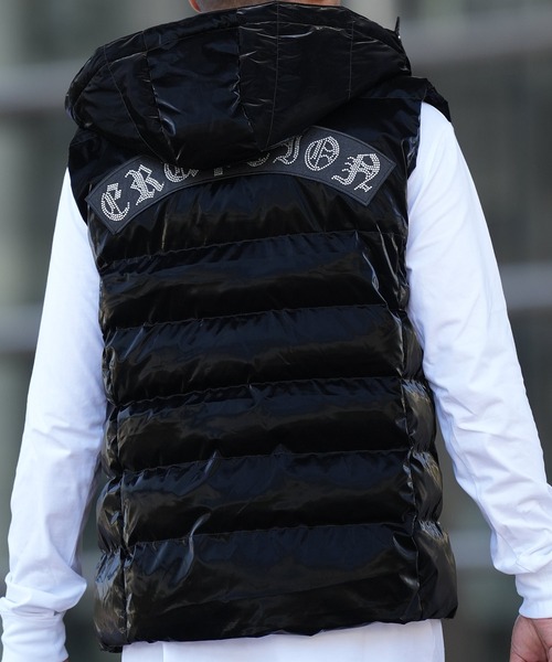 RTEG 未使用品 アダムスジャグラーフード付き ブラックベスト　完売モデル RTEG 未使用品 アダムスジャグラーフード付き ブラックベスト 完売