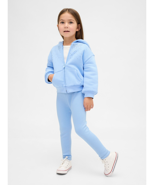 GAP(ギャップ)の「あったか裏地 レギンス (幼児・ベビー)(レギンス/スパッツ・キッズ・ブルー/ピンク・70cm/80cm/90cm/95cm/100cm/105cm/110cm)」の4枚目の写真