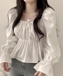 オフショルダー ホワイトシャツ オフショルダー」に該当するレディースのシャツ/ブラウス（ホワイト