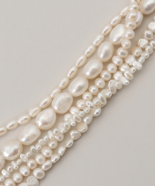 JUNCO Paris（ジュンコパリ）の「《追加2》Junco Paris ジュンコパリ 別注 5連淡水パールネックレス COL23HVM02（ネックレス・レディース・ホワイト・FREE）」の3枚目の写真