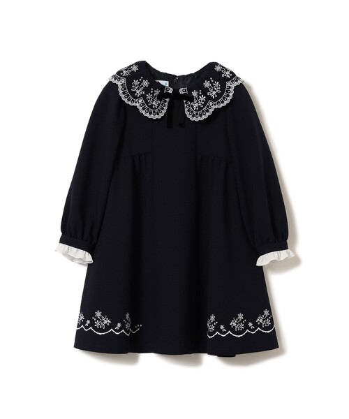 セレモニー スカラップ 刺繍 ワンピース 2026（110～130cm