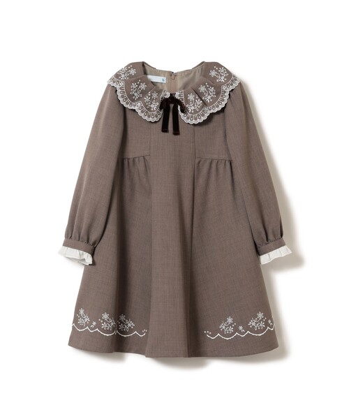 セレモニー スカラップ 刺繍 ワンピース 2026（110～130cm