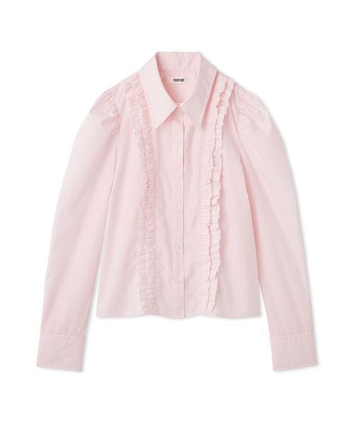 FURFUR(ファーファー)の「コンパクトパフスリーブシャツ(シャツ/ブラウス・レディース・ブルー/ピンク/ホワイト・F)」の22枚目の写真