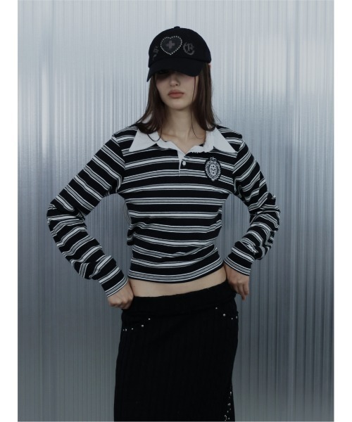 SETUPEXE（セットアップイーエックスイー）の「A'GEM/9 × .kom 『SETUPEXE/セットアップイーエックスイー』 LEO APPLIQUE BALL CAP/レオパードアップリケ刺繍キャップ（キャップ・レディース・ベージュ/ブラック・FREE）」の4枚目の写真