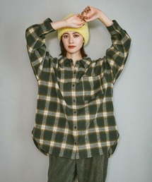 LAKOLE | ネルチェックオーバーシャツ / 591248(シャツ/ブラウス)