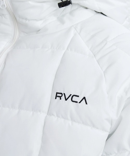 RVCA(ルーカ)の「RVCA メンズ LIGHT PUFF MIL JKT ジャケット 【2025年秋冬モデル】/ルーカナイロンブルゾン(ブルゾン・メンズ・オフホワイト/ブラック/ブラウン系カモフラージュ/キャメル・MEDIUM/LARGE/SMALL/X-LARGE)」の7枚目の写真