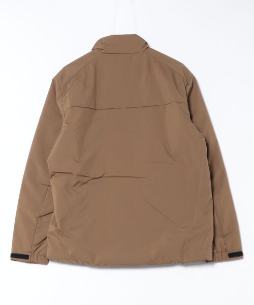 TAKA-Q(タカキュー)の「【撥水 防水 防花粉 耐水圧】タカキュー スタンドカラー 中綿ストレッチブルゾン(ブルゾン・メンズ・ベージュ/ブラック・MEDIUM/X-LARGE/LARGE/3L)」の3枚目の写真
