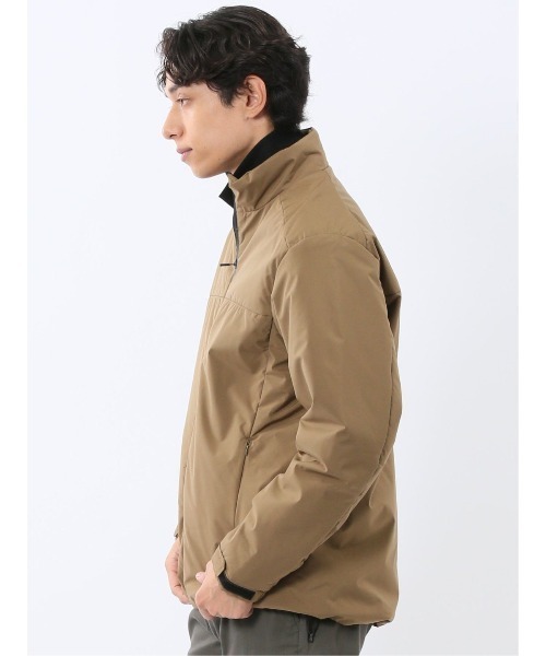 TAKA-Q(タカキュー)の「【撥水 防水 防花粉 耐水圧】タカキュー スタンドカラー 中綿ストレッチブルゾン(ブルゾン・メンズ・ベージュ/ブラック・MEDIUM/X-LARGE/LARGE/3L)」の20枚目の写真