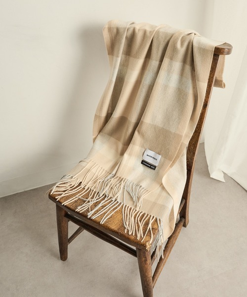 セール】【SETUP7】カシミア100％マフラー 60×185cm+フリンジ10×2cm