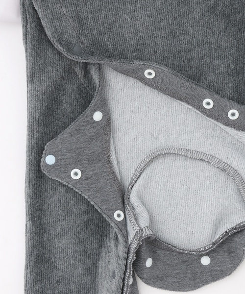 petit main（プティマイン）の「チュールフリルカバーオール（ロンパース・キッズ・ライトピンク/ライトグレー・80ｃｍ/70cm）」の11枚目の写真