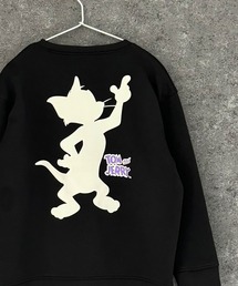 Tom＆Jerry | 【TOM&JERRY/トム＆ジェリー】　綿タッチ裏起毛　ピリング防止加工　バックプリント　BIG　トレーナー(スウェット)