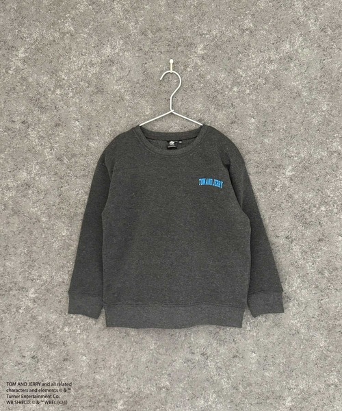 Tom＆Jerry（トムアンドジェリー）の「【TOM&JERRY/トム＆ジェリー】　綿タッチ裏起毛　ピリング防止加工　バックプリント　BIG　トレーナー（スウェット・キッズ・ブラック/グレー系その他/グレイッシュベージュ/ブラック系その他/杢グレー/ホワイト系その他2/ネイビー/グリーン系その他/チャコール/グレー系その他2/グレー系その他3/ホワイト系その他・130/140/150/160/110/120）」の16枚目の写真