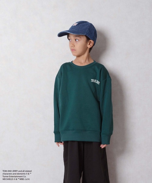 Tom＆Jerry（トムアンドジェリー）の「【TOM&JERRY/トム＆ジェリー】　綿タッチ裏起毛　ピリング防止加工　バックプリント　BIG　トレーナー（スウェット・キッズ・ブラック/グレー系その他/グレイッシュベージュ/ブラック系その他/杢グレー/ホワイト系その他2/ネイビー/グリーン系その他/チャコール/グレー系その他2/グレー系その他3/ホワイト系その他・130/140/150/160/110/120）」の19枚目の写真