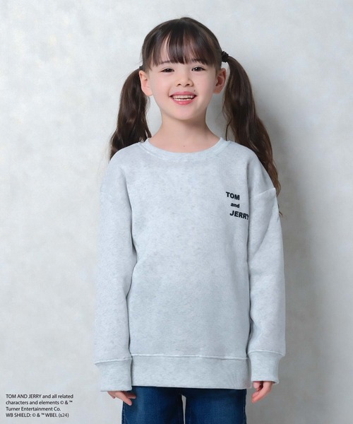 Tom＆Jerry（トムアンドジェリー）の「【TOM&JERRY/トム＆ジェリー】　綿タッチ裏起毛　ピリング防止加工　バックプリント　BIG　トレーナー（スウェット・キッズ・ブラック/グレー系その他/グレイッシュベージュ/ブラック系その他/杢グレー/ホワイト系その他2/ネイビー/グリーン系その他/チャコール/グレー系その他2/グレー系その他3/ホワイト系その他・130/140/150/160/110/120）」の22枚目の写真