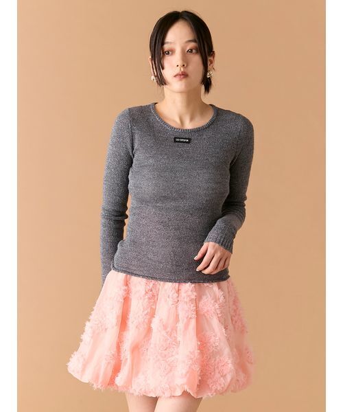 LILY BROWN（リリーブラウン）の「フリンジフラワーマルチウェイチュニック（その他トップス・レディース・ホワイト・F）」の11枚目の写真