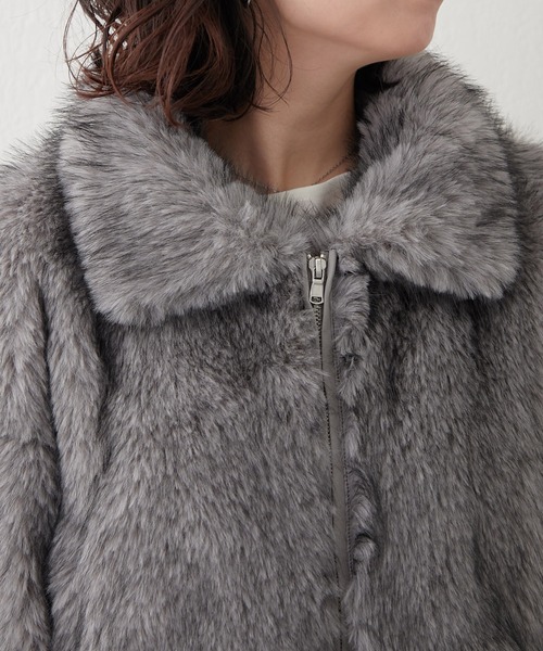 セール】ミックスファー2WAYブルゾン（ブルゾン）｜Remind me and