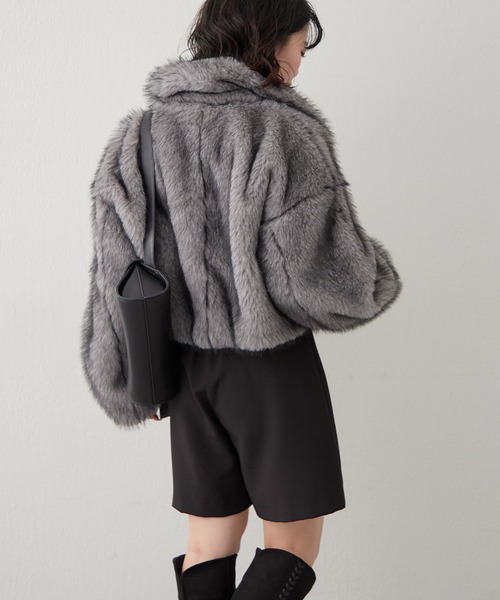 ミックスファー2WAYブルゾン（ブルゾン）｜Remind me and forever