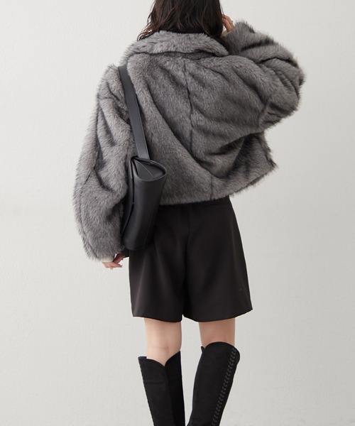 ミックスファー2WAYブルゾン（ブルゾン）｜Remind me and forever