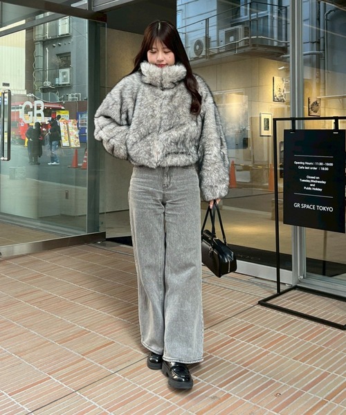 セール】ミックスファー2WAYブルゾン（ブルゾン）｜Remind me and