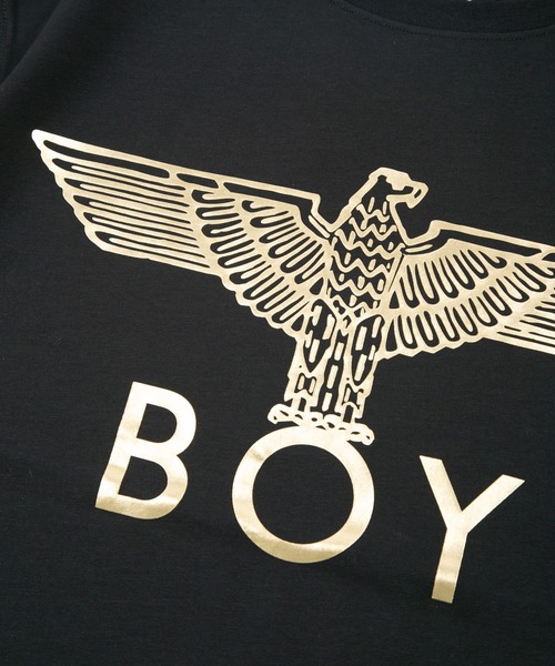 BOY LONDON(ボーイロンドン)の「【BOY LONDON】EAGLE BOY LOGO TEE(Tシャツ/カットソー・メンズ・ブラック×ゴールド・X-LARGE/LARGE/X-SMALL)」の4枚目の写真