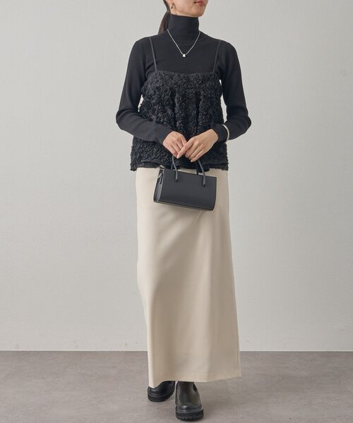 LOUNGEDRESS（ラウンジドレス）の「ペンシルマキシスカート（スカート・レディース・ブラック/アイボリー/ブラウン・MEDIUM/SMALL）」の20枚目の写真