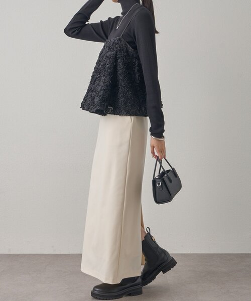 LOUNGEDRESS（ラウンジドレス）の「ペンシルマキシスカート（スカート・レディース・ブラック/アイボリー/ブラウン・MEDIUM/SMALL）」の22枚目の写真