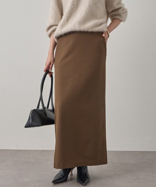 LOUNGEDRESS（ラウンジドレス）の「ペンシルマキシスカート（スカート・レディース・ブラック/アイボリー/ブラウン・MEDIUM/SMALL）」の15枚目の写真