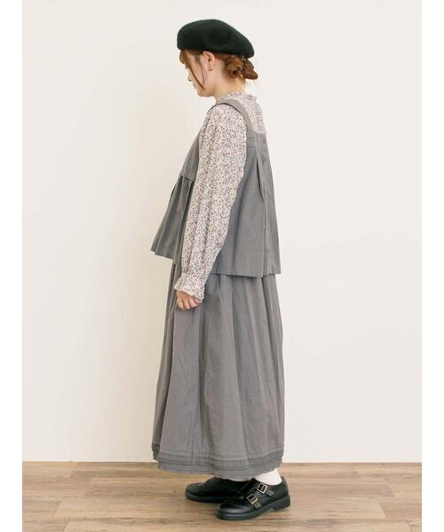 Samansa Mos2（サマンサ モスモス）の「【ゆべし×Samansa Mos2】前後2WAYビスチェ（ベスト・レディース・ベージュ/キャメル/ブラック/グレー・F）」の7枚目の写真