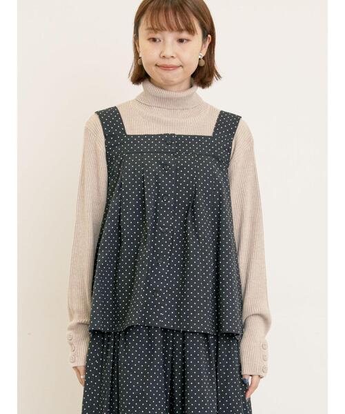 Samansa Mos2（サマンサ モスモス）の「【ゆべし×Samansa Mos2】前後2WAYビスチェ（ベスト・レディース・ベージュ/キャメル/ブラック/グレー・F）」の16枚目の写真