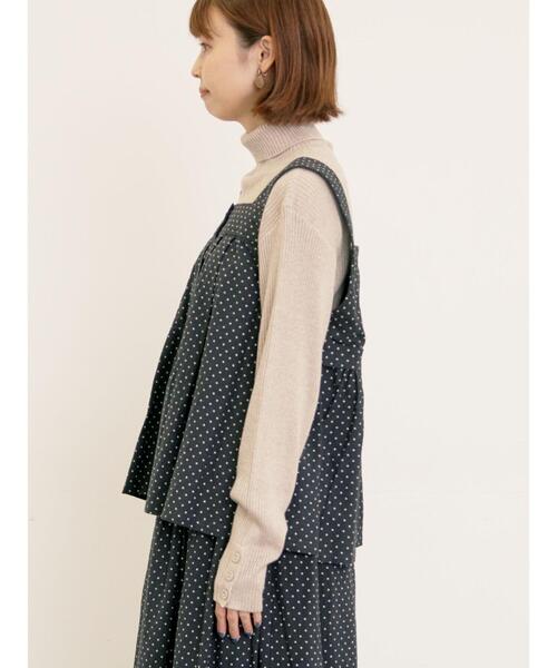 Samansa Mos2（サマンサ モスモス）の「【ゆべし×Samansa Mos2】前後2WAYビスチェ（ベスト・レディース・ベージュ/キャメル/ブラック/グレー・F）」の17枚目の写真