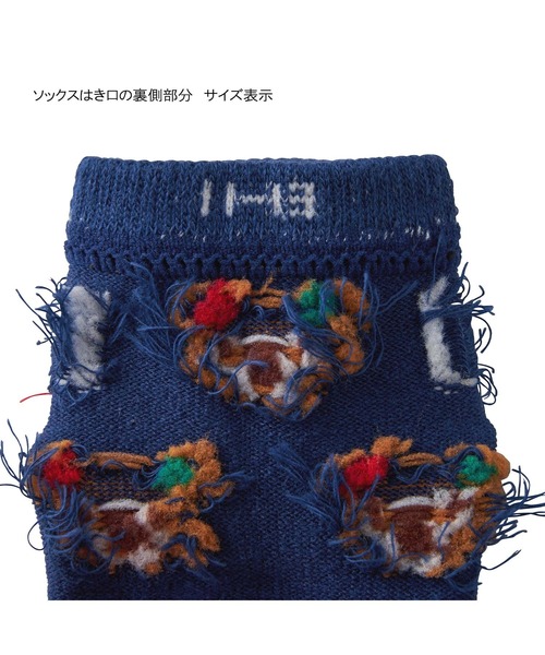 MIKI HOUSE（ミキハウス）の「ローカットソックスパック　ソックス３足セット(11-17cm)（ソックス/靴下・キッズ・ホワイト/ピンク/マルチ/ブルー・11-13cm/13-15cm/15-17cm）」の16枚目の写真