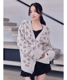 SNIDEL | ビジューリボンミドルカーディガン(カーディガン/ボレロ)