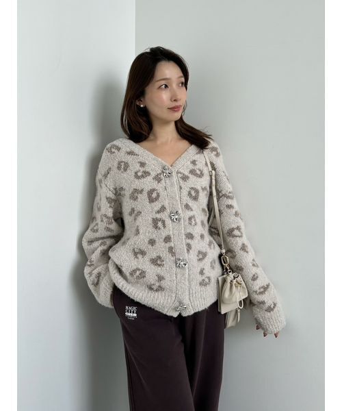 ビジューリボンミドルカーディガン（カーディガン/ボレロ）｜SNIDEL