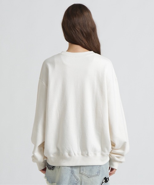 MOUSSY(マウジー)の「《AVIREX×MOUSSY》SWEAT(スウェット・レディース・レッド/グレー/オフホワイト・F)」の13枚目の写真