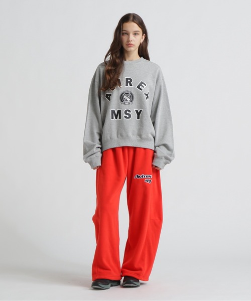 MOUSSY(マウジー)の「《AVIREX×MOUSSY》SWEAT(スウェット・レディース・レッド/グレー/オフホワイト・F)」の8枚目の写真