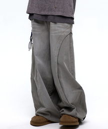 RSSC（アールエスエスシー）の「CURVED INCISION BALLOON DENIM PANTS - GRAY（デニムパンツ）」