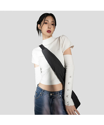 Half-turtleneck warmer knit IVORY
