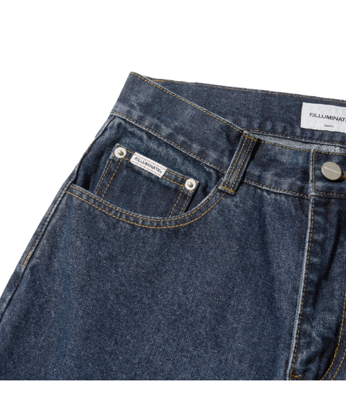 F.ILLUMINATE(フィルミネイト)の「レギュラーテーパードデニムパンツ-インディゴ(デニムパンツ・レディース・その他・SMALL/MEDIUM/LARGE)」の8枚目の写真