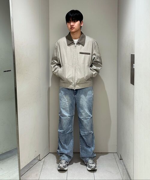 パラシュートデニムパンツライトブルー（デニムパンツ）｜INSILENCE